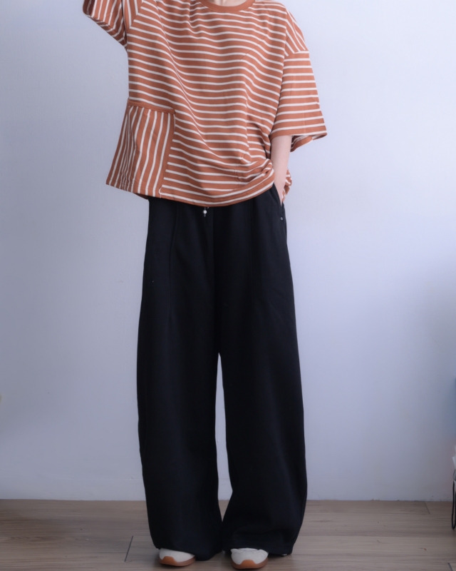 韓 條文大口袋上衣 3色 size