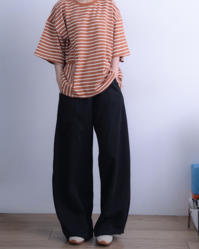 韓 條文大口袋上衣 3色 size