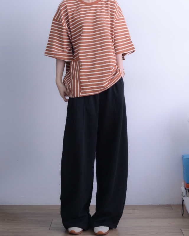 韓 條文大口袋上衣 3色 size