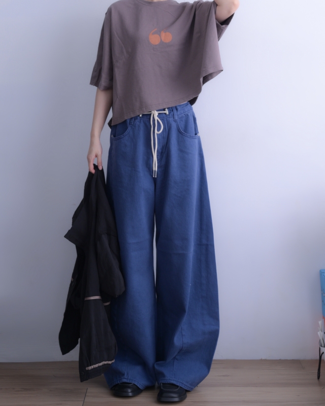 韓 蝌蚪短袖上衣 2色 size