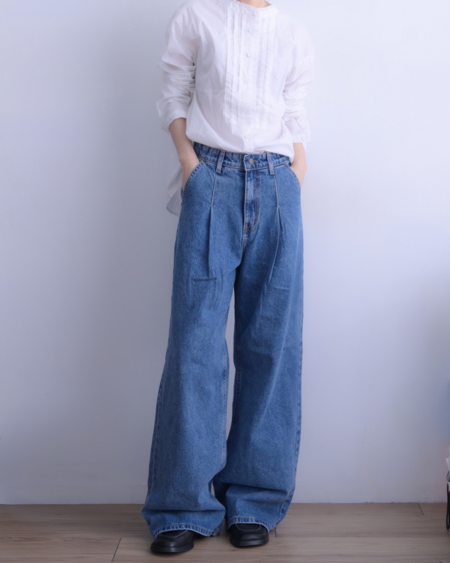 韓 荷葉領襯衫 3色 size