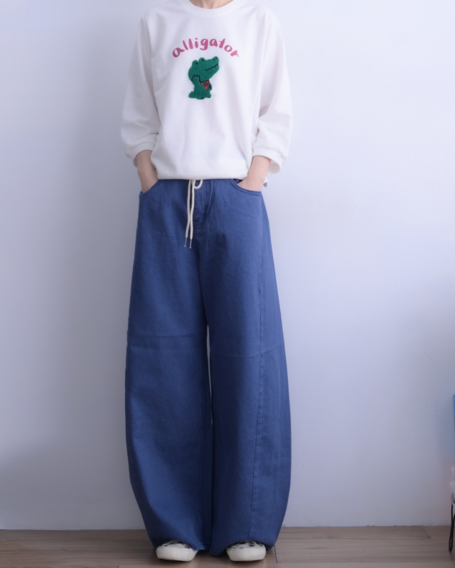 韓 毛毛鱷魚上衣 3色 size