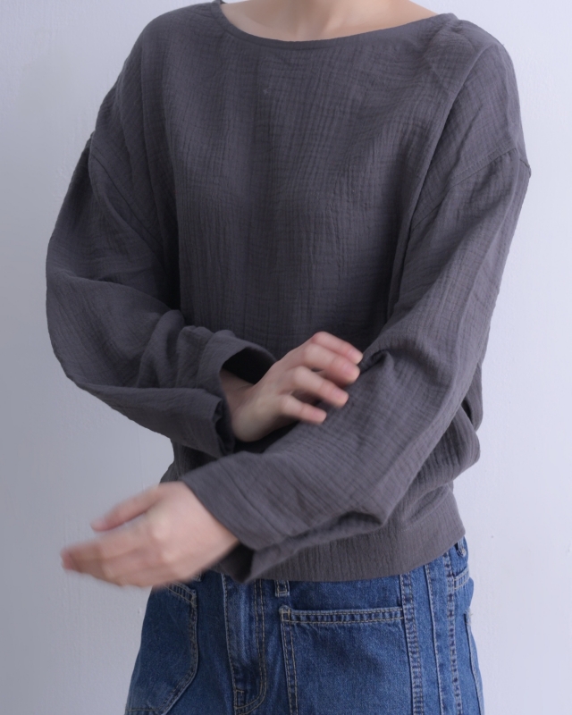 韓 兩面穿扭結上衣 3色 size