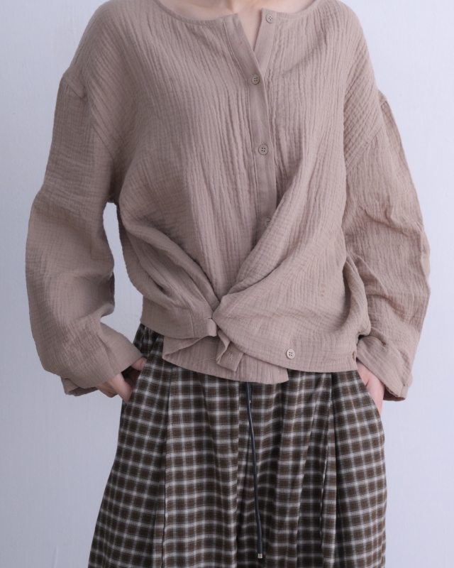 韓 兩面穿扭結上衣 3色 size