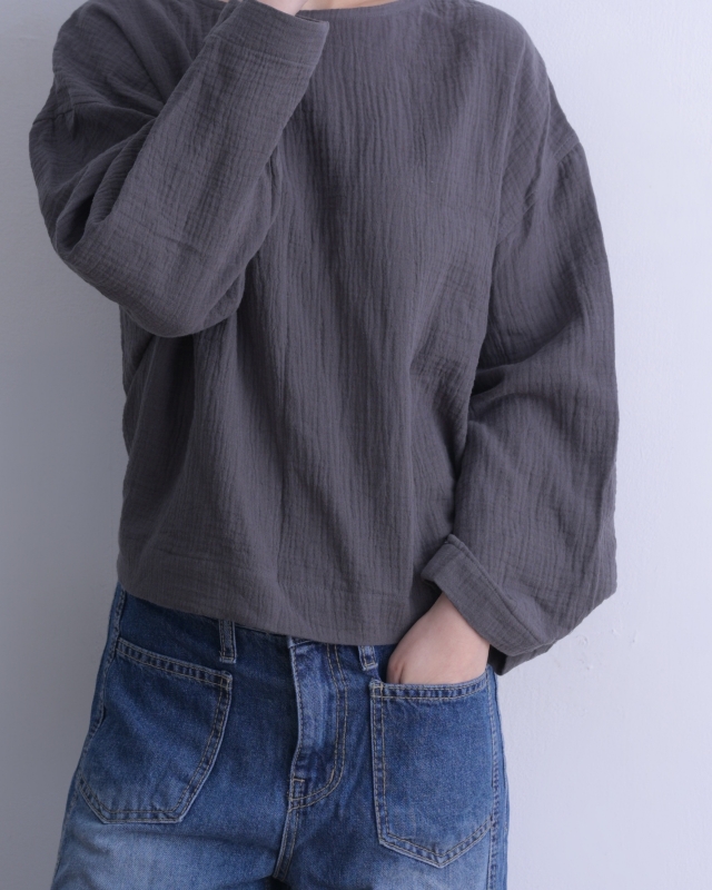 韓 兩面穿扭結上衣 3色 size