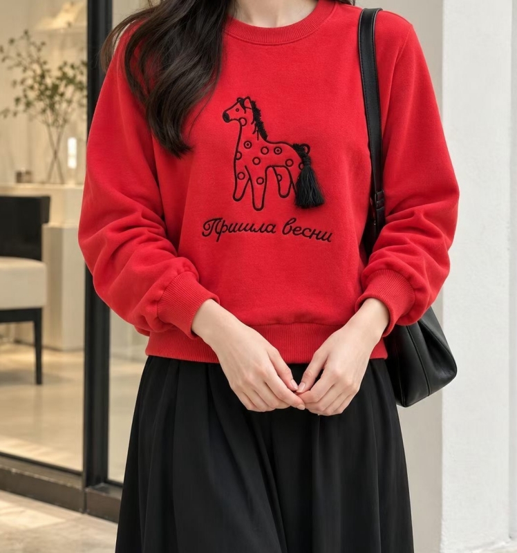 韓 點點小馬上衣 3色 size