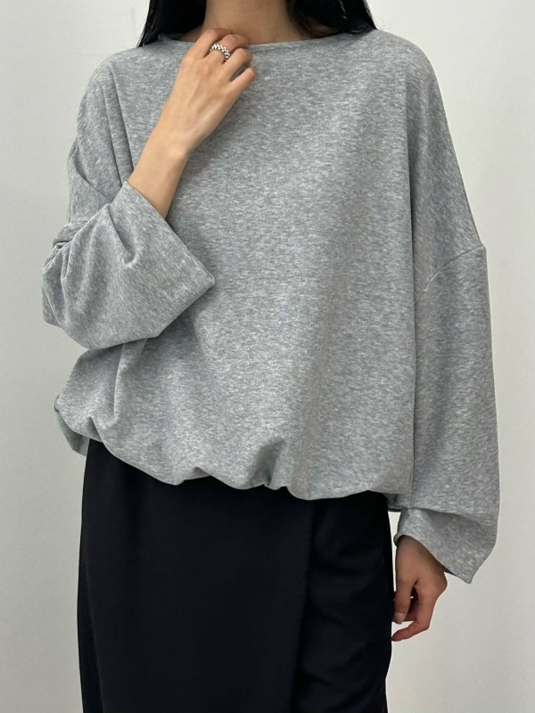 韓 寬袖側開衩上衣 3色