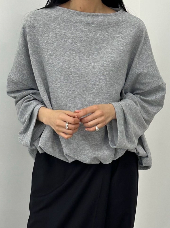 韓 寬袖側開衩上衣 3色