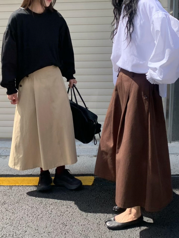 韓 荷葉袖口澎袖上衣 3色