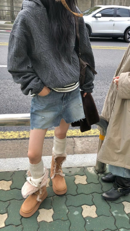 韓 菱格織紋半拉鍊連帽上衣 3色