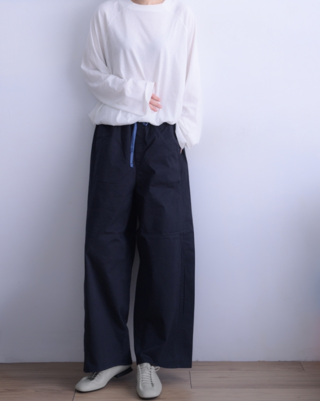 韓 大口袋棉寬褲 3色 size