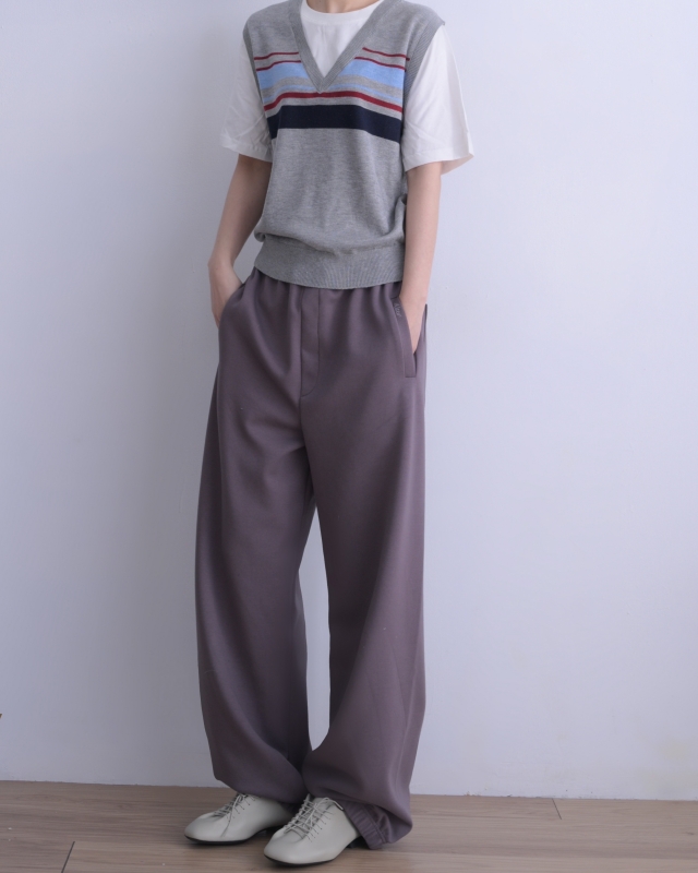 韓 低調縮口寬褲 3色 size