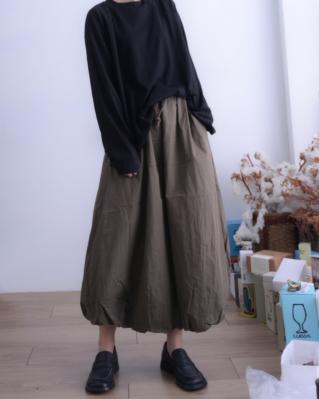 韓 腰鬆緊澎裙 3色 size