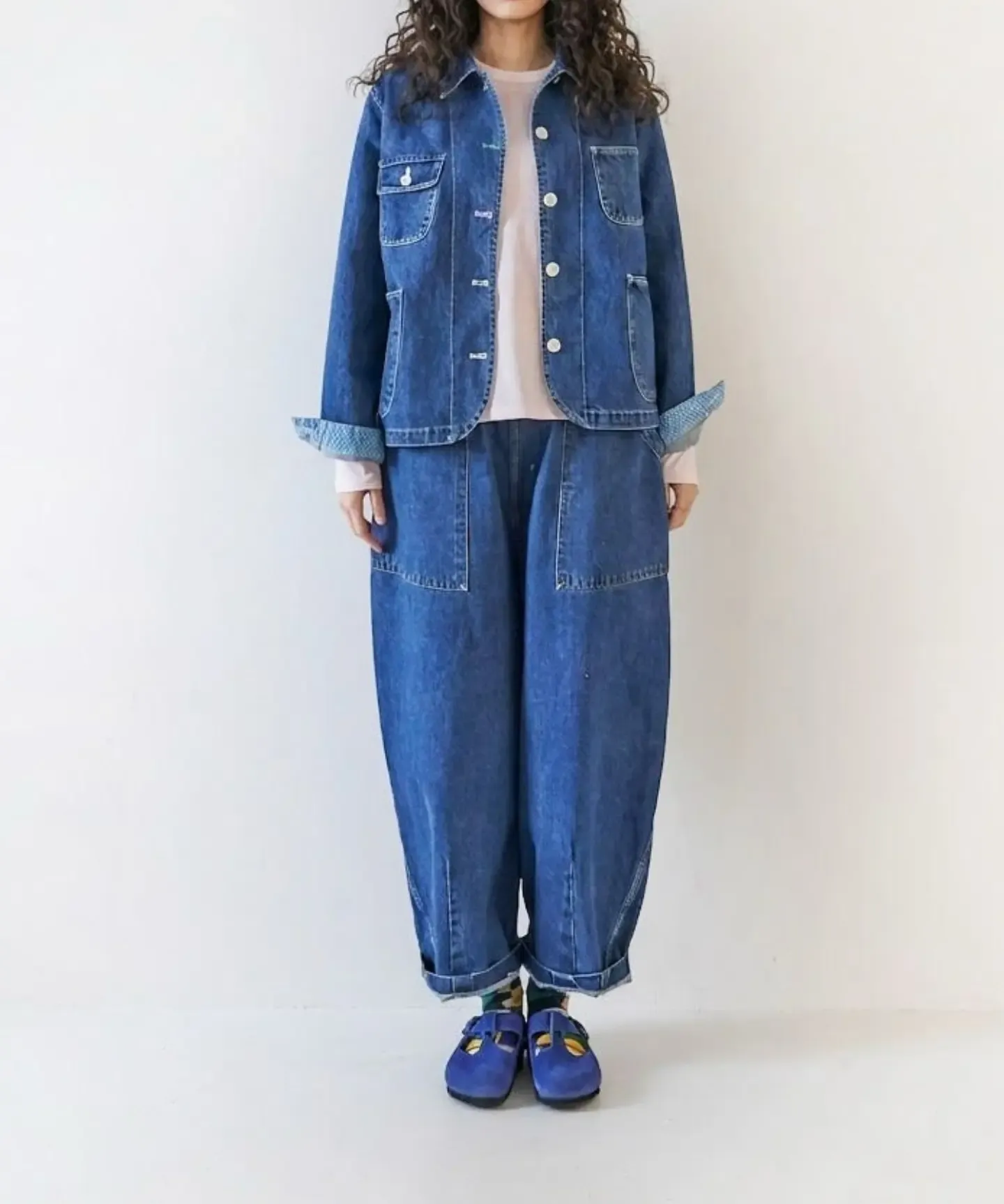 韓 四大口袋外套 2色 size