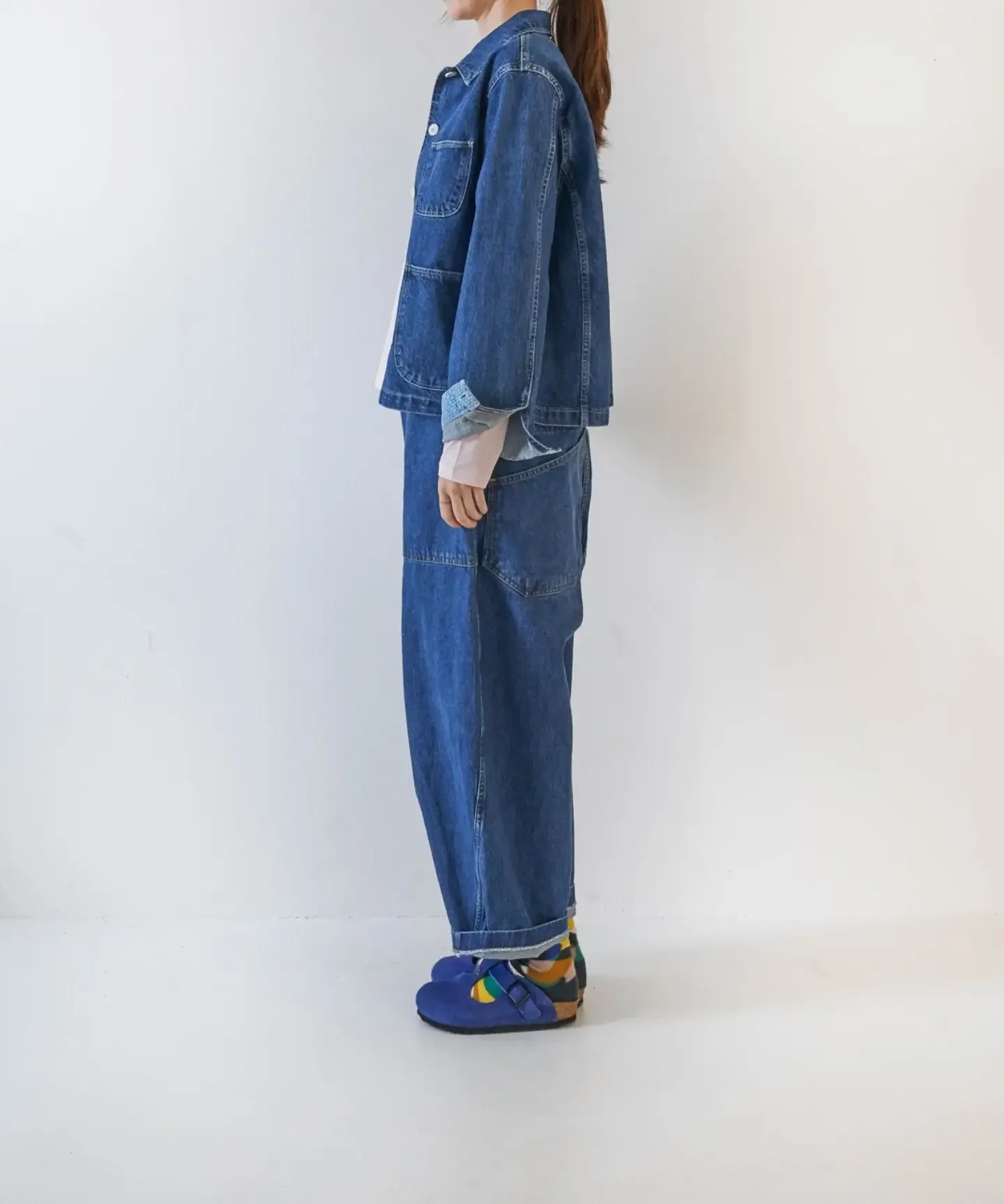 韓 四大口袋外套 2色 size