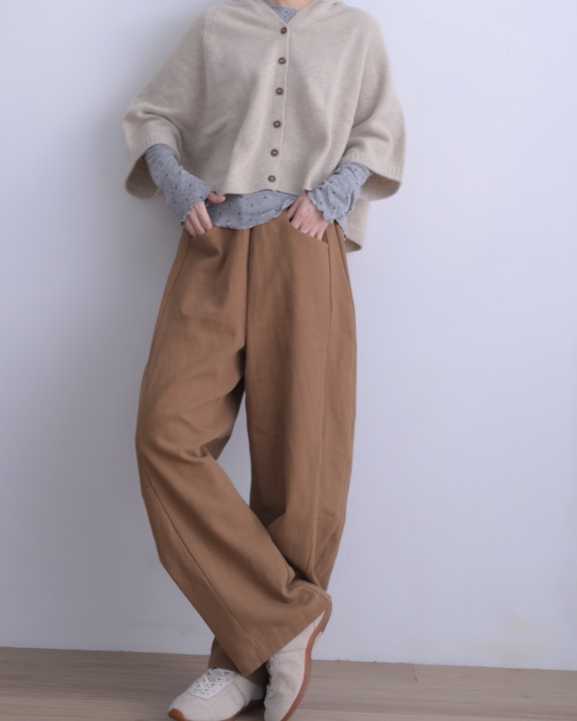 韓 寬袖排釦連帽外套 3色 size