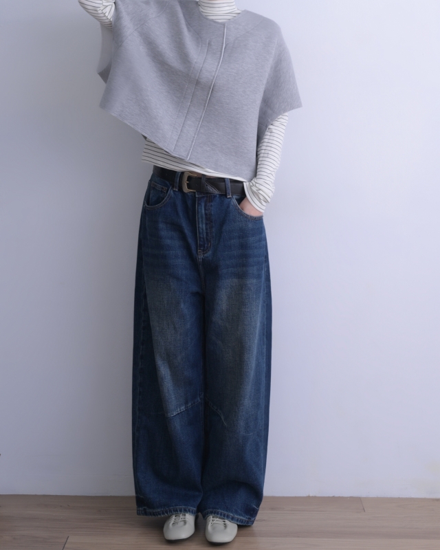 韓 圓領短袖外套 2色 size