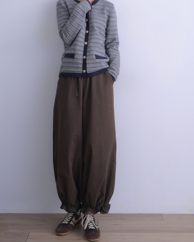 韓 條紋滾邊外套 2色 size
