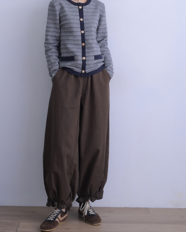 韓 條紋滾邊外套 2色 size