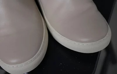 韓 牛皮休閒鞋高筒版